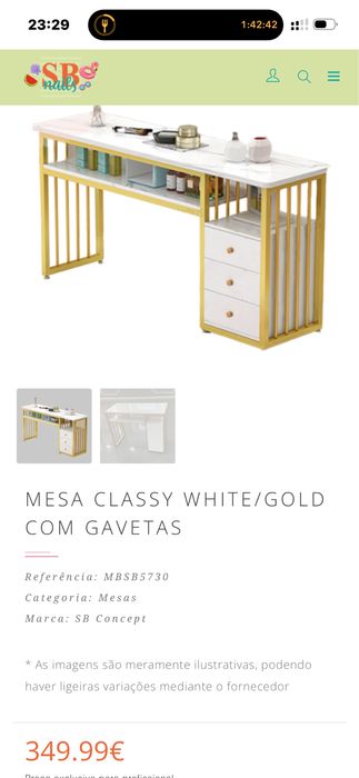 Mesa manicure profissional