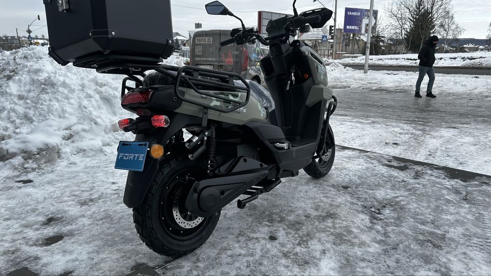 Електроскутер FORTE UNICORN EV 80км запасу літій Кредит/Розтрочка