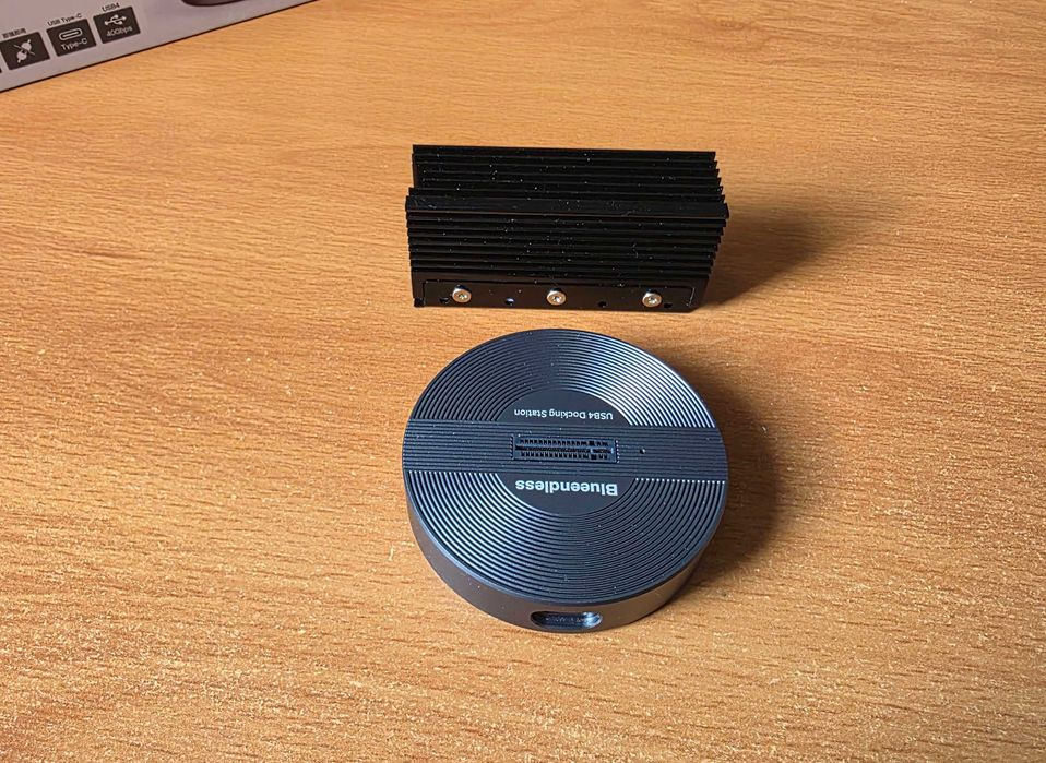 Blueendless stacja dokująca USB4 40 Gb/s do dysków M.2 NVME + radiator