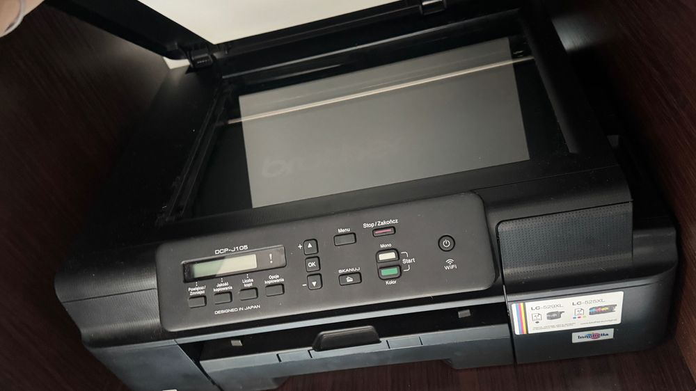 Drukarka Brother DCP-J152W (WIFI) skaner + ZESTAWY TUSZY
