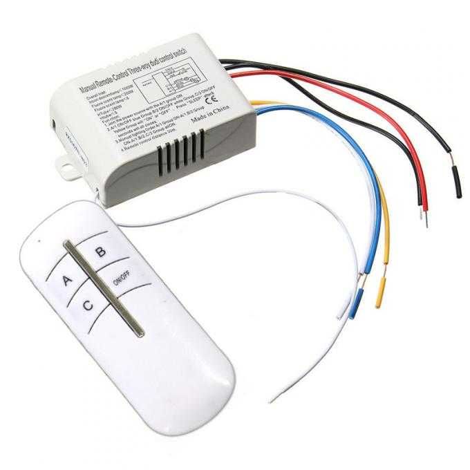 ДУ пульт люстра 3 канали/ Дистанционное управление светильник  свет