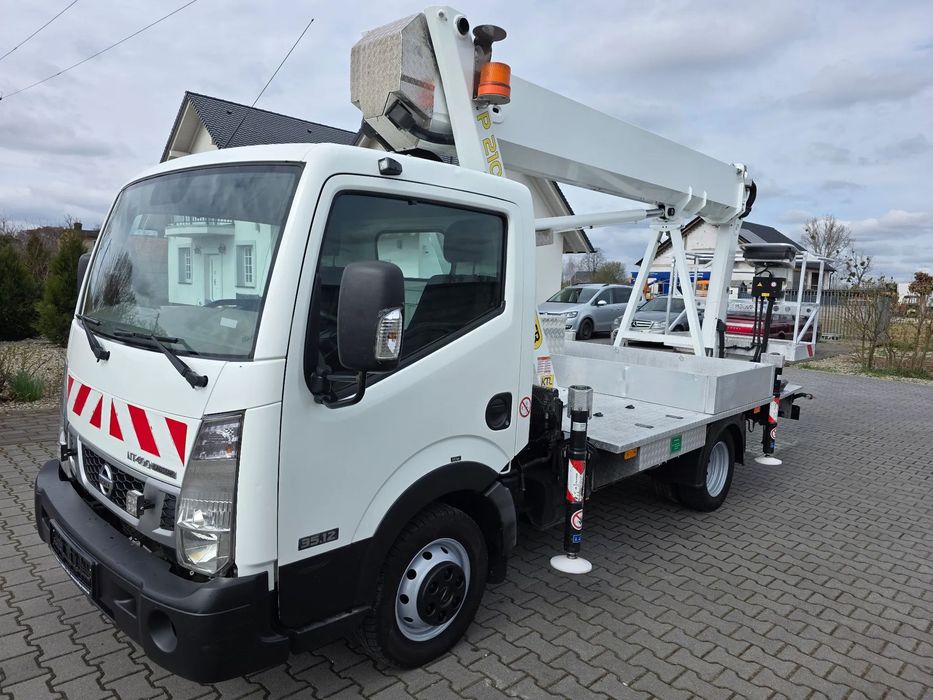 Nissan Palfinger P 210 BK  Podnośnik koszowy, zwyżka 21m. Wumag Palfinger nie Ruthmann TBR