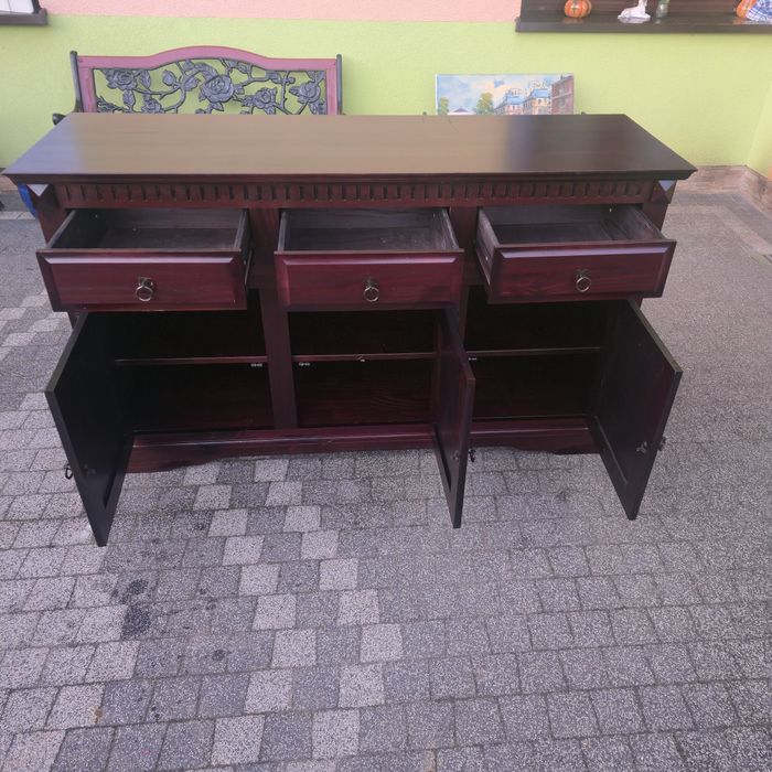 Komoda kolonialne lite drewno