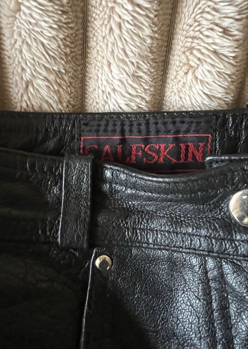 Черные шорты Calfskin