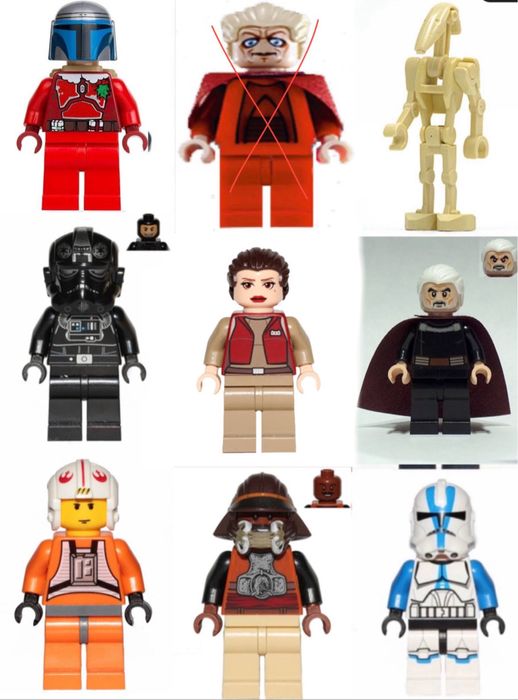 Lego star wars figures