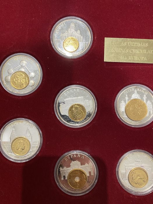 As ultimas moedas circuladas na europa