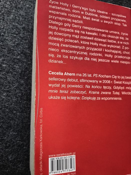 Książka Cecelia Ahern "PS Kocham Cię"