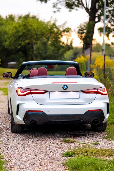 Auto Cabrio BMW seria 4 M-sport Wynajem do Ślubu/Wesela/Teledyski