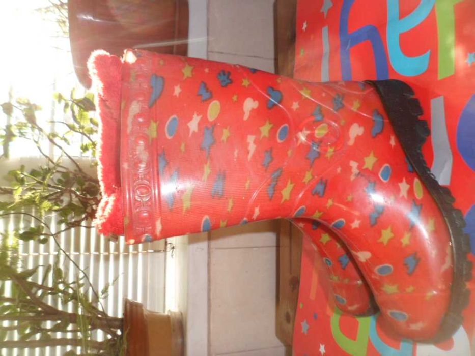 Сапоги резиновые детские