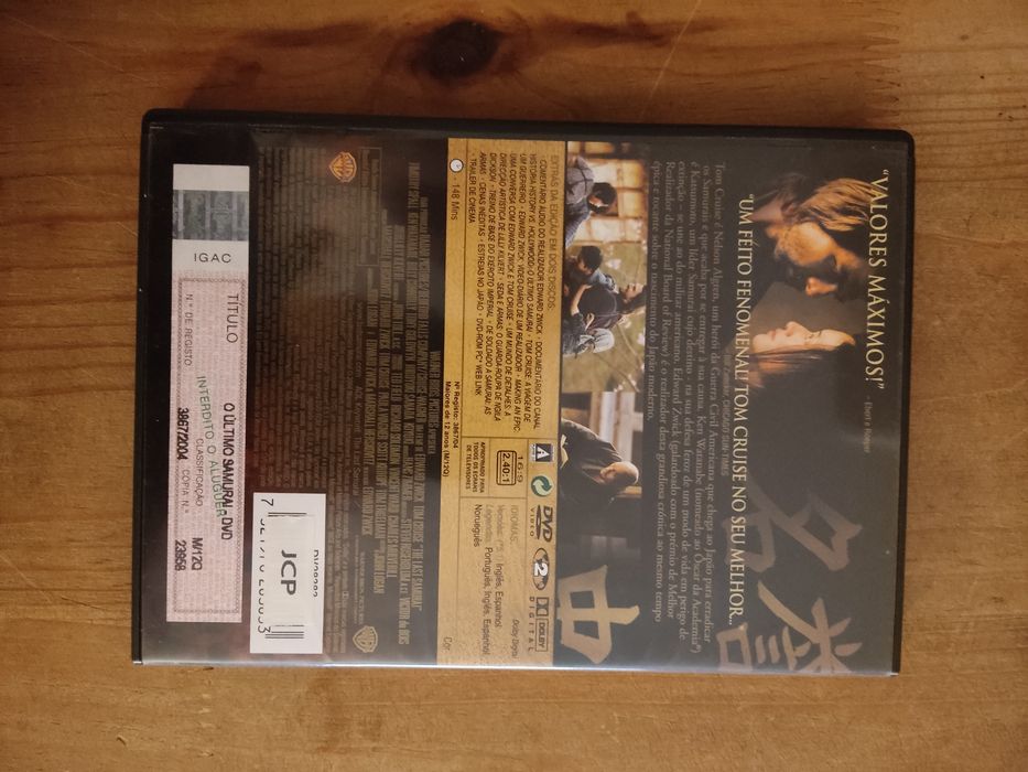 O último samurai dvd