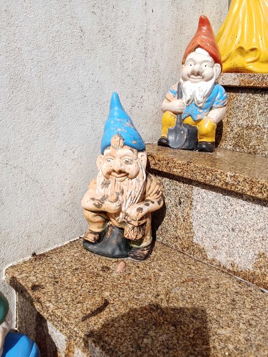 Branca de Neve 50cms e os 6 Anões de Jardim