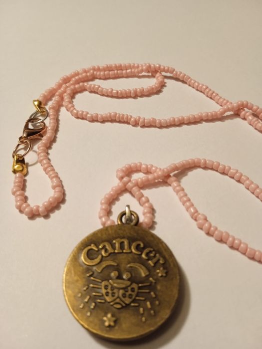 Naszyjnik Znak zodiaku RAK hand made