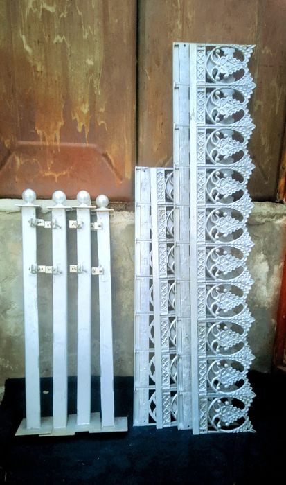 Огорожа АЛЮМІНІЄВА, НЕ ІРЖАВІЄ, вічна на могилу на кладовище 2*1.5м