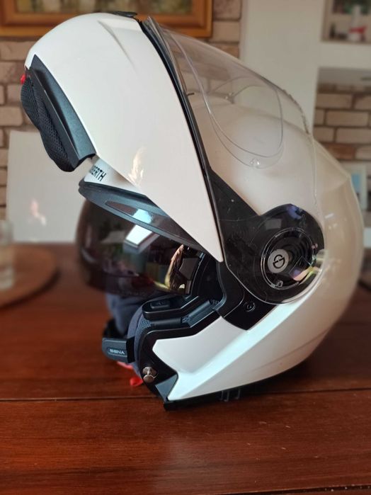Kask motocyklowy szczękowy Schuberth C3 PRO L/ 58-59 + interkom  !!!