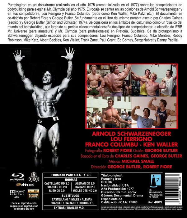 Pumping Iron/O Homem dos Músculos de Aço (Blu-Ray)