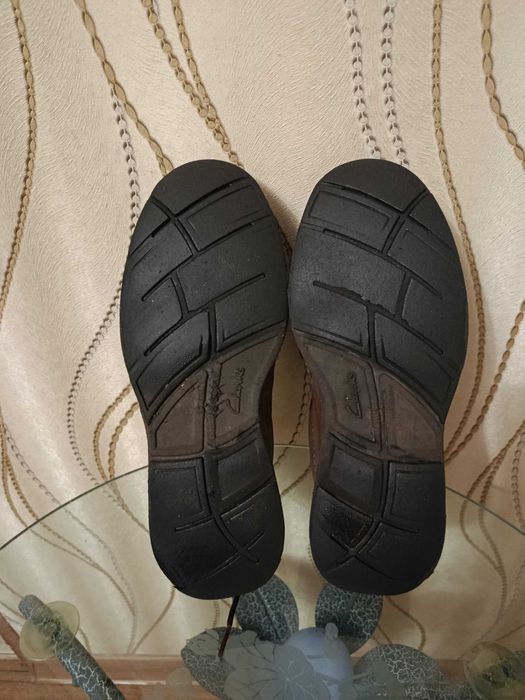 Термо водостойкие кроссовки Clarks Gore-Tex Натур КОЖА