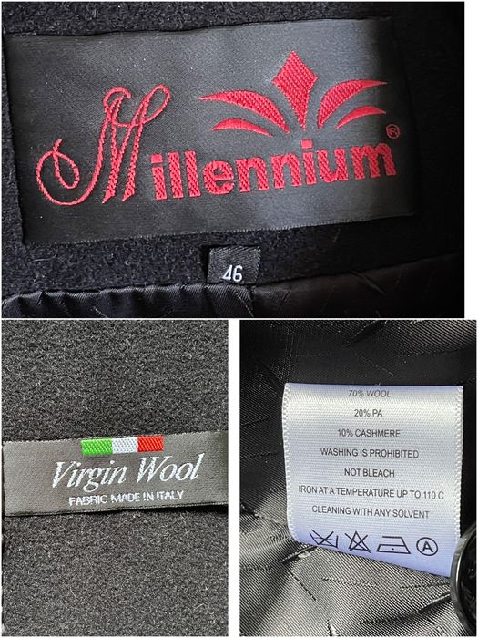 Пальто жіноче демісезонне чорне Millenium розмір 46