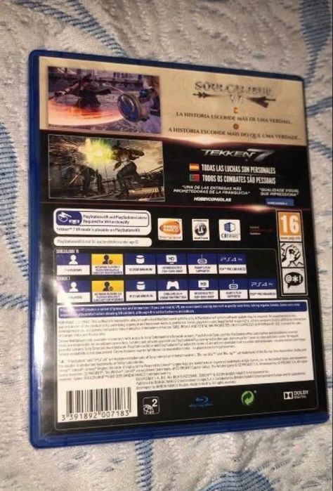 Jogo PS4 - Soulcalibur 6 e Tekken 7