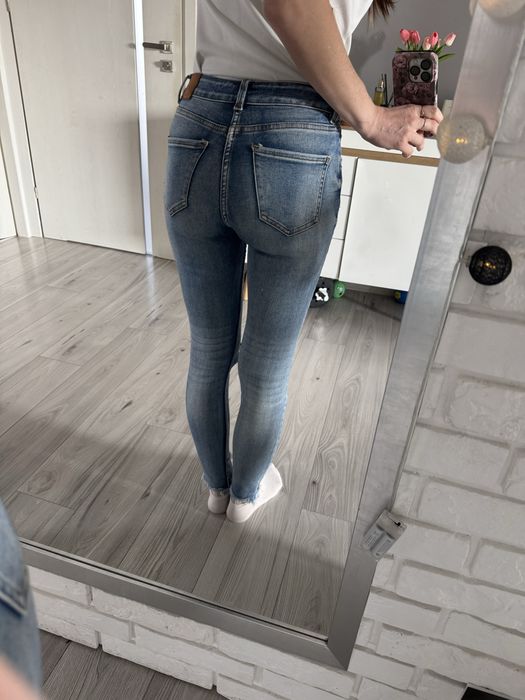 Spodnie damskie jeansowe S