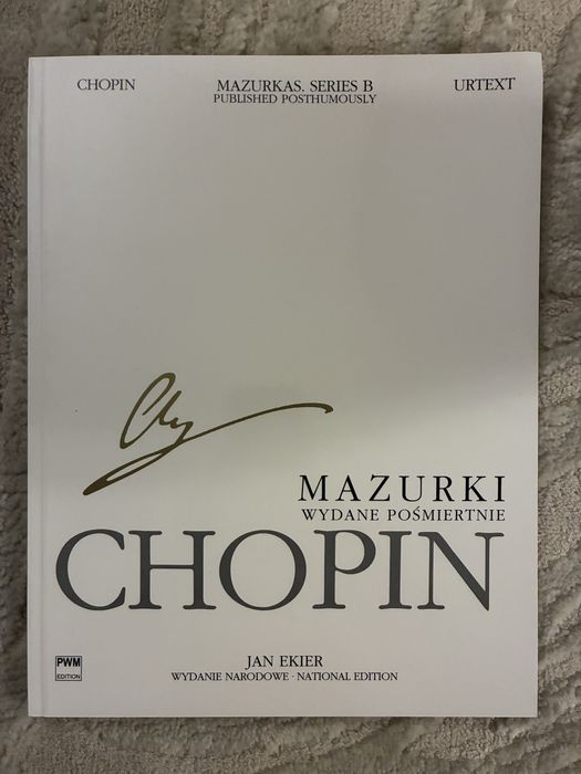 Chopin nuty - Mazurki seria „B” (wydane pośmiertnie)