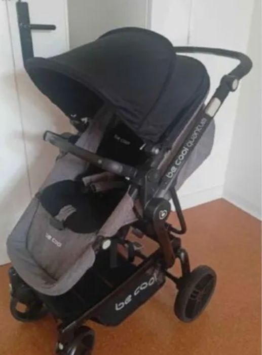 Carrinho de bebe com babycoque convertível em alcofa
