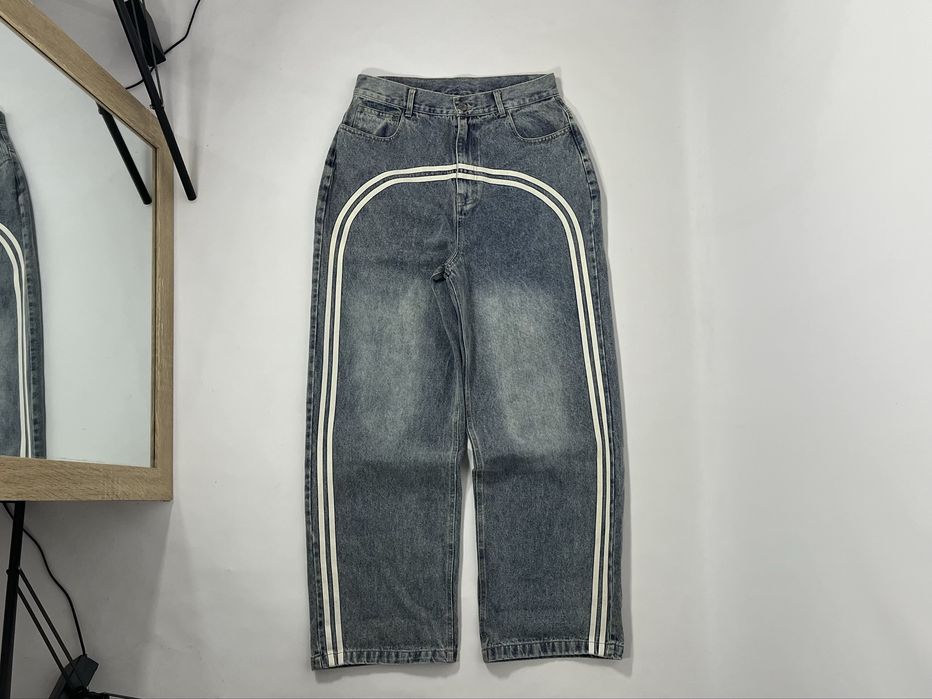 Широкі джинси з принтом baggy jeans opium sk8 2000s