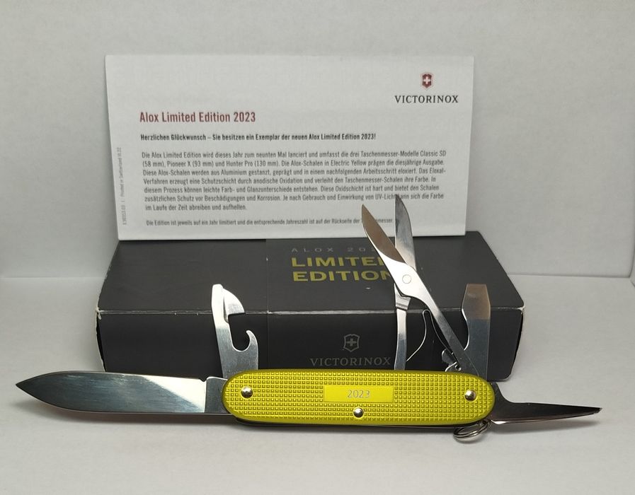 VICTORINOX Pioneer Alox Limited Edition 2023,2018