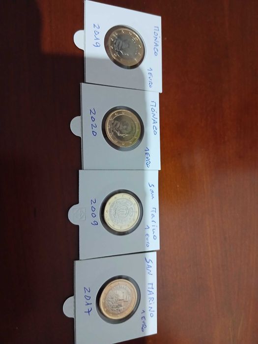 Moedas euro Mónaco- San Marino