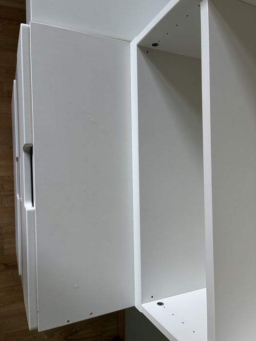 IKEA MICKE  biurko z zestawem– kompletne stanowisko do nauki lub pracy