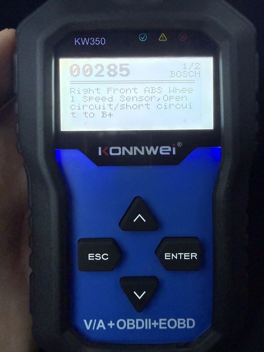 Skaner tester konnwei vag vw audi skoda seat abd esp check engine srs