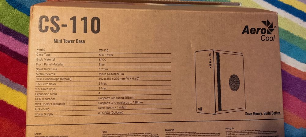 Obudowa PC mini tower Aerocool CS-110