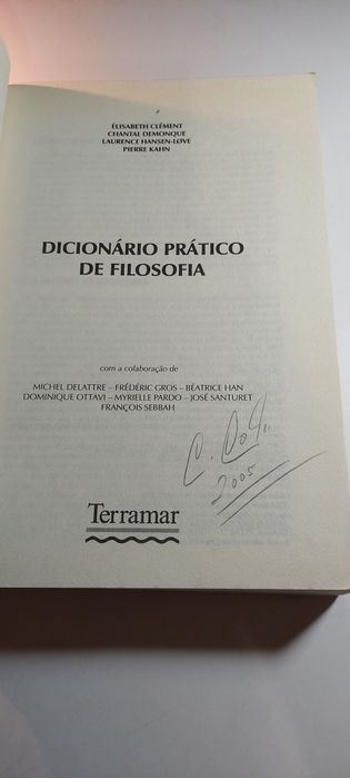 Dicionário Prático de Filosofia (Terramar, 1999)