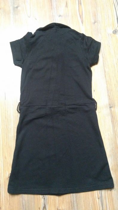 Sukienka czarna bawełna 134/140