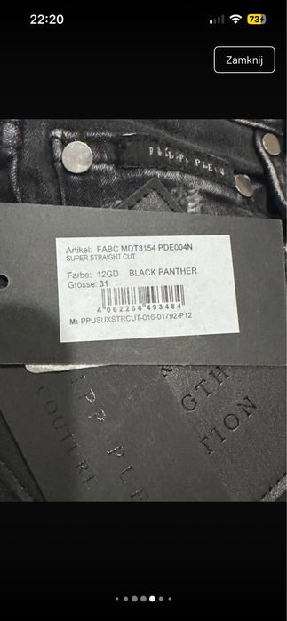 Dżinsy Philipp Plein