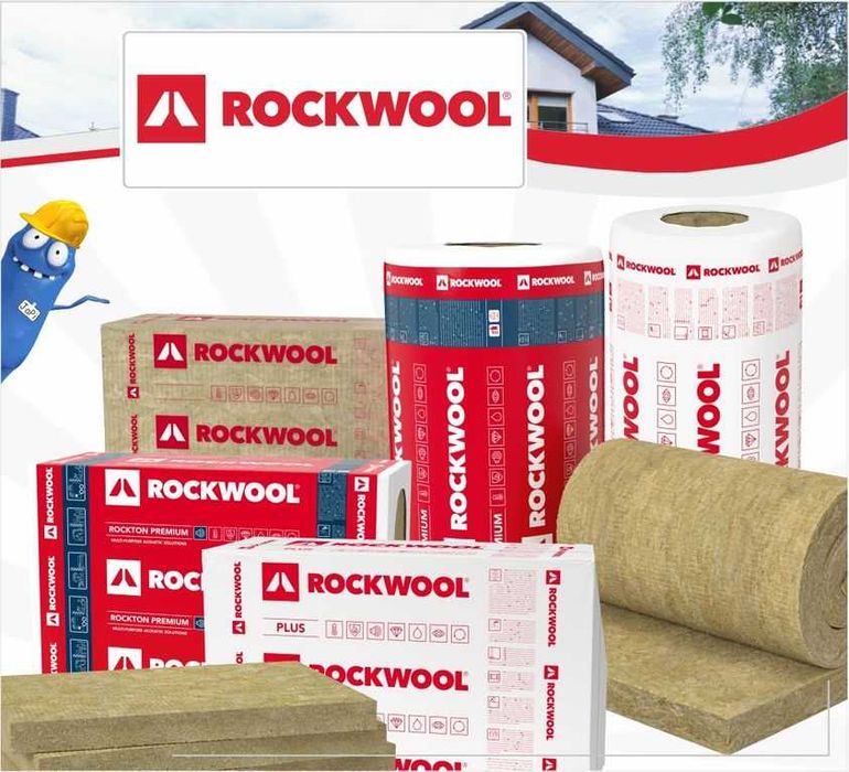 Rockwool Ventirock F Plus 034 gr. 100mm wełna na fasady wentylowane
