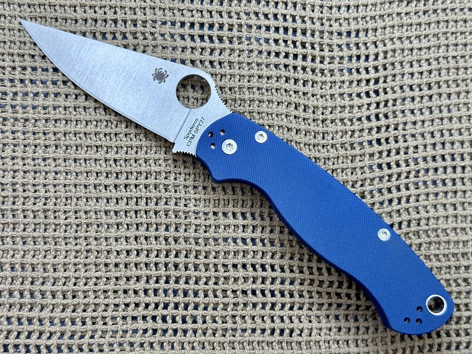 Ніж Spyderco Para Military 2 Cobalt Blue SPY27