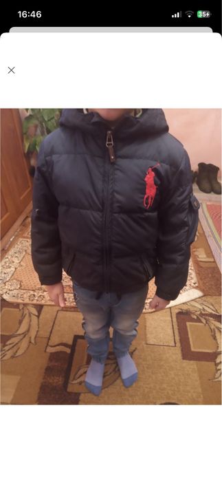 дитячий пуховик від бренду Polo Ralph Lauren