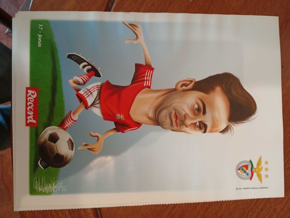 Álbum caricaturas do Benfica