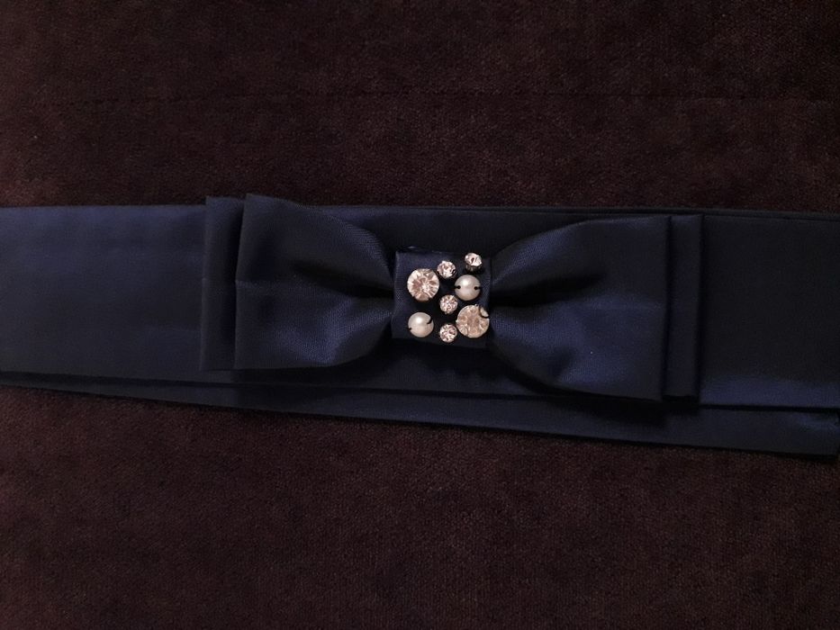 Платье детское 11-12 лет; синее ; рост 152