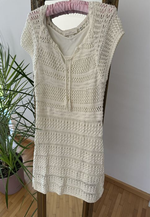 Базове Вязане Міді плаття в стилі Бохо H&M M-L