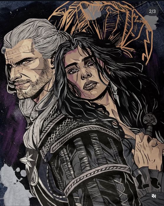 Курточка джинсова  жіноча  The Witcher