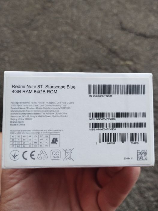 xiaomi redmi note 8 t