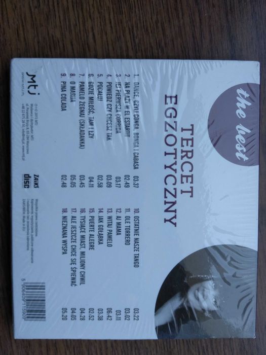 Tercet Egzotyczny CD the best nowe zafoliowane oryginalne,wysyłka!