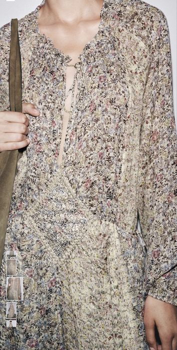 Zara Woman Premium Dress Зара Жіноча Довга Сукня Плаття Платье віскоза
