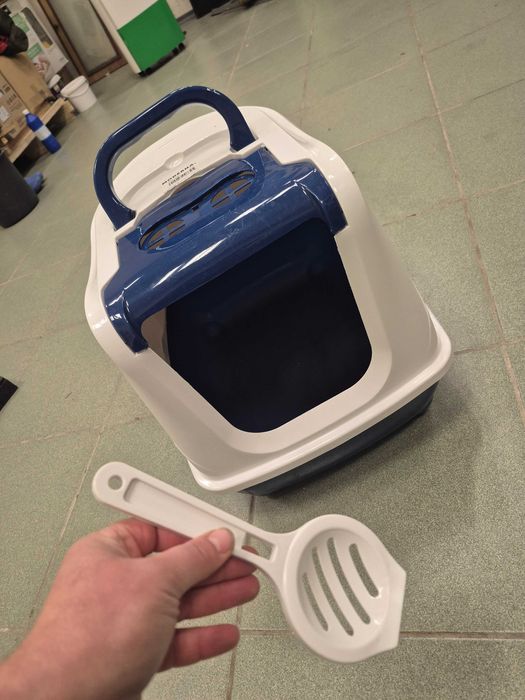 Туалет для котів великий закритий