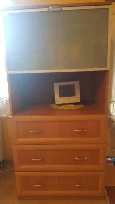 Nowoczesne meble barek półki szuflady szafa klasyczna