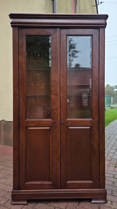 CIEKAWA Stylowa Witryna 100% Lite Drewno WYSYŁKA