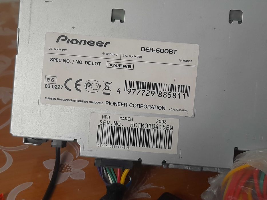 pioneer deh p 600bt