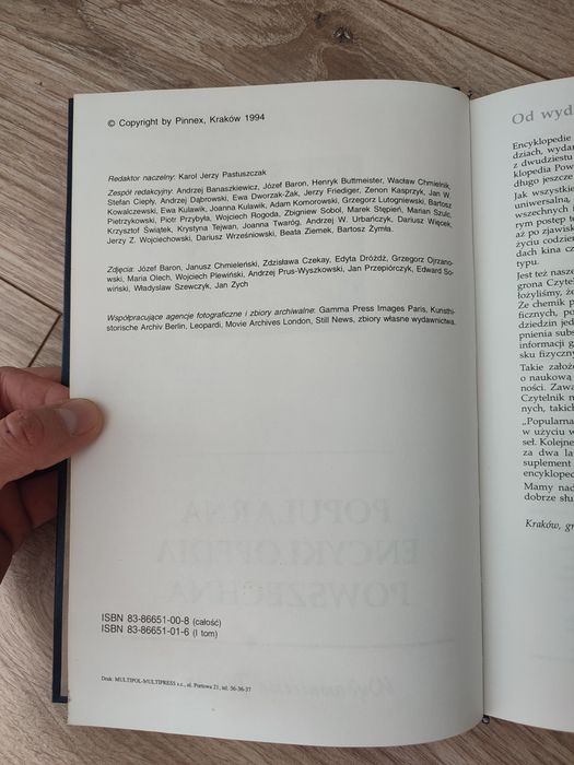 Popularna encyklopedia powszechna 21 tomów
