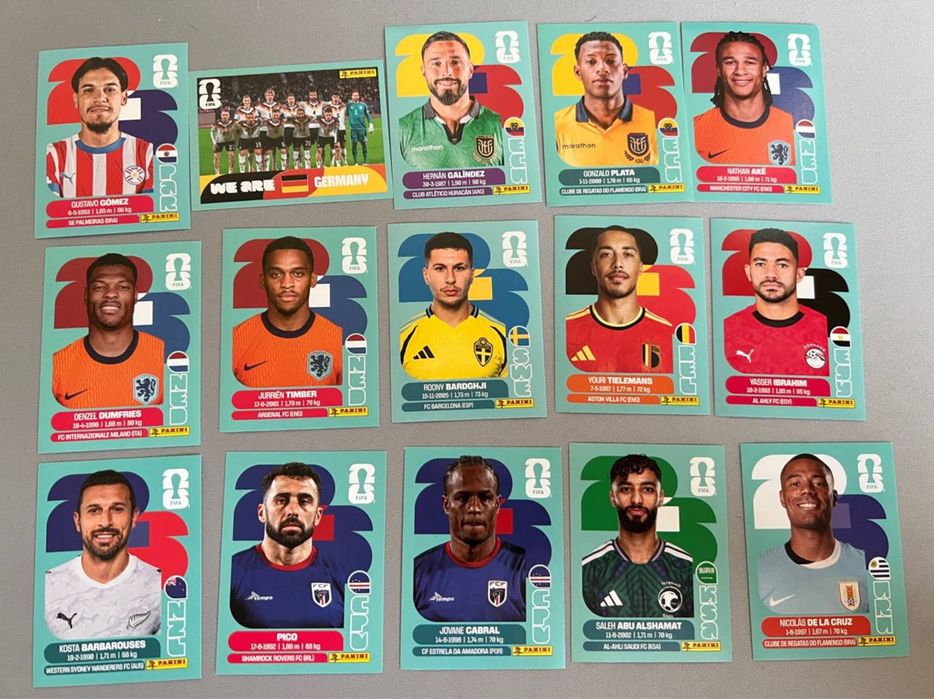 Наклейки Panini в журнал FIFA World Cup 2026